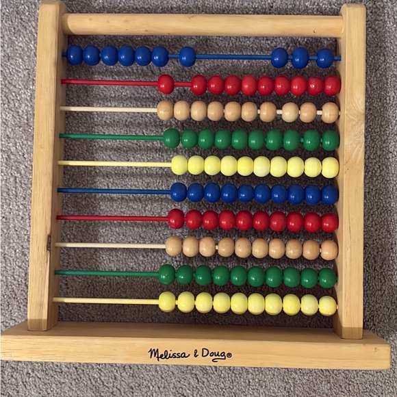 Bundle Abacus & Colorful Interlocking Building Blocks for Kids - Picture 2 of 2
